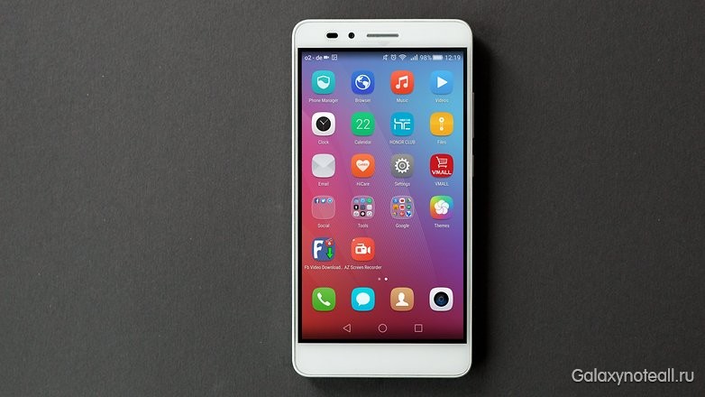 EmotionUI в смартфоне Honor 5X служит оболочкой для версии Android 5.0.1